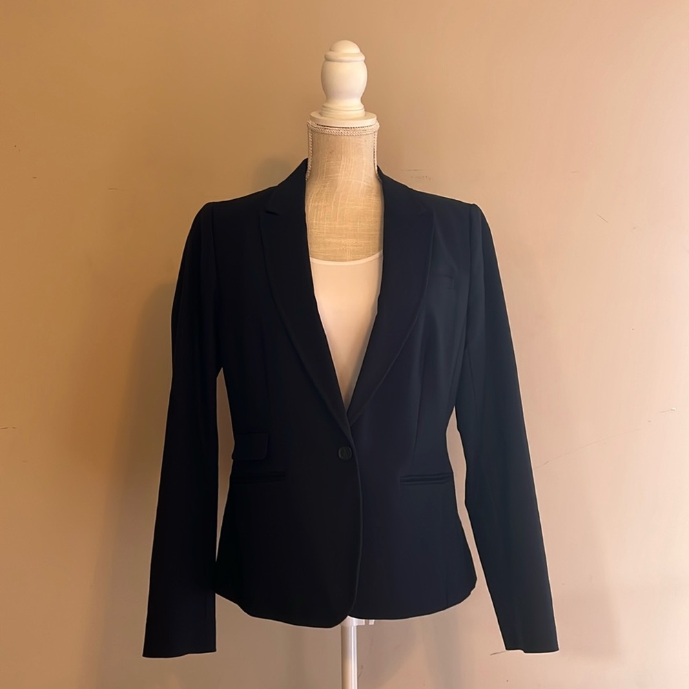 Banana Republic Women’s Navy Blue Classic Jacket Blazer Size: 10 - Picture 2 of 10